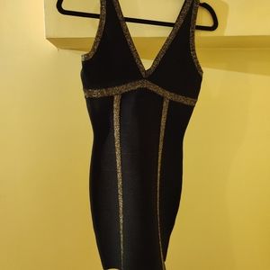 Mini Black Skinny Dress